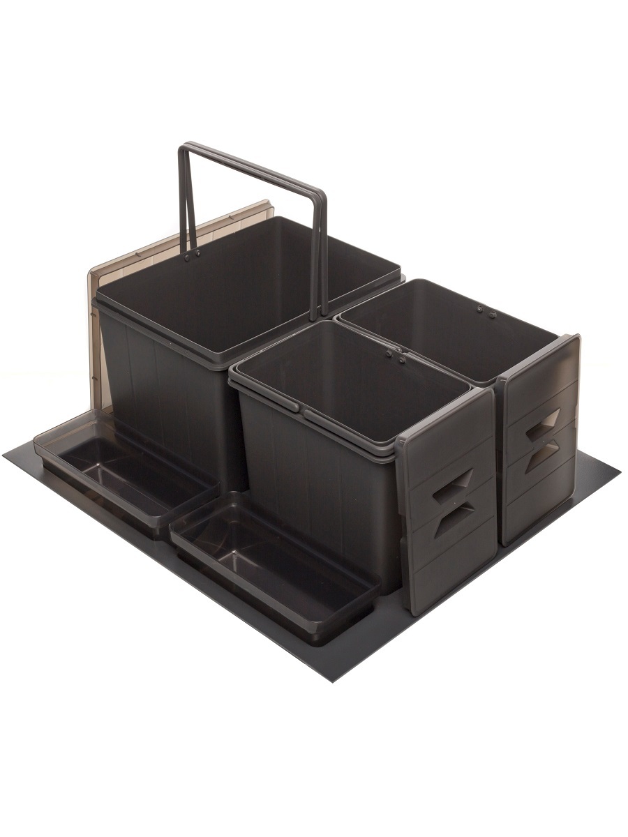 Система сортировки мусора Omega 600/24/3 Anthracite NAVAKO 10308 - Вид №1