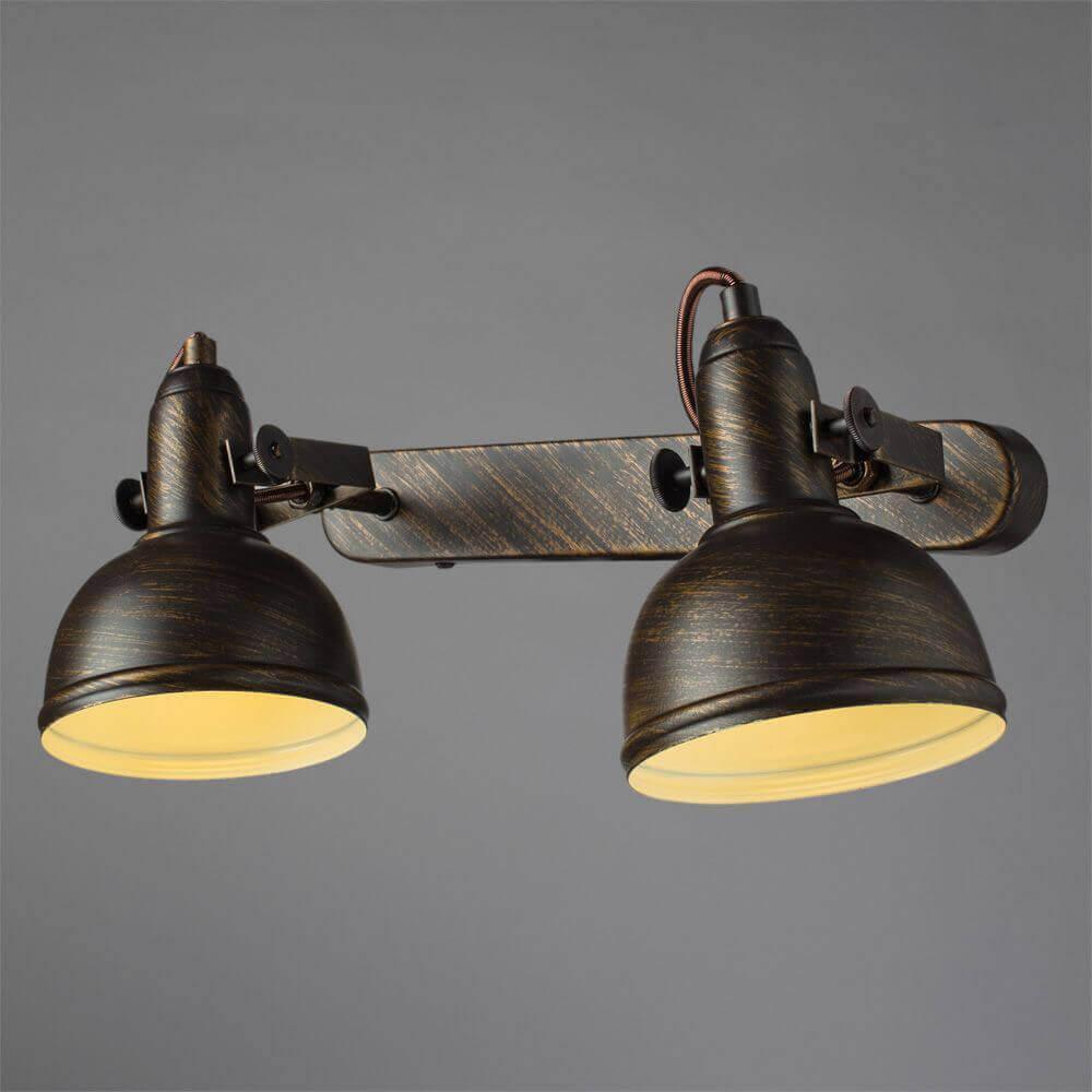Спот потолочный на 2 лампы коричневый Martin A5213AP-2BR ARTE LAMP MARTIN 00-3926154 Коричневый  - Вид №1