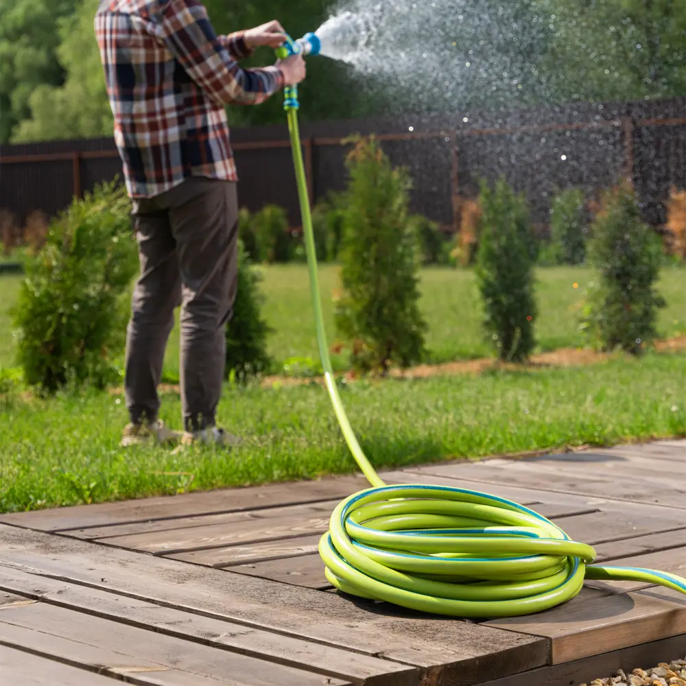 Шланг садовый BEGINIA Standard 1/2" 50 м ПВХ 89408036 STLM-1564384 - Вид №8