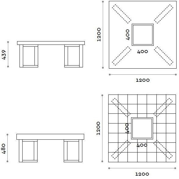 FIT INTERIORS Скамейка из дерева sun-id-1405274 - Вид №2