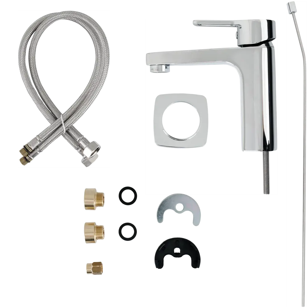 Смеситель для раковины Vidima Hipe однорычажный цвет хром 82425517 STLM-2180840 - Вид №2