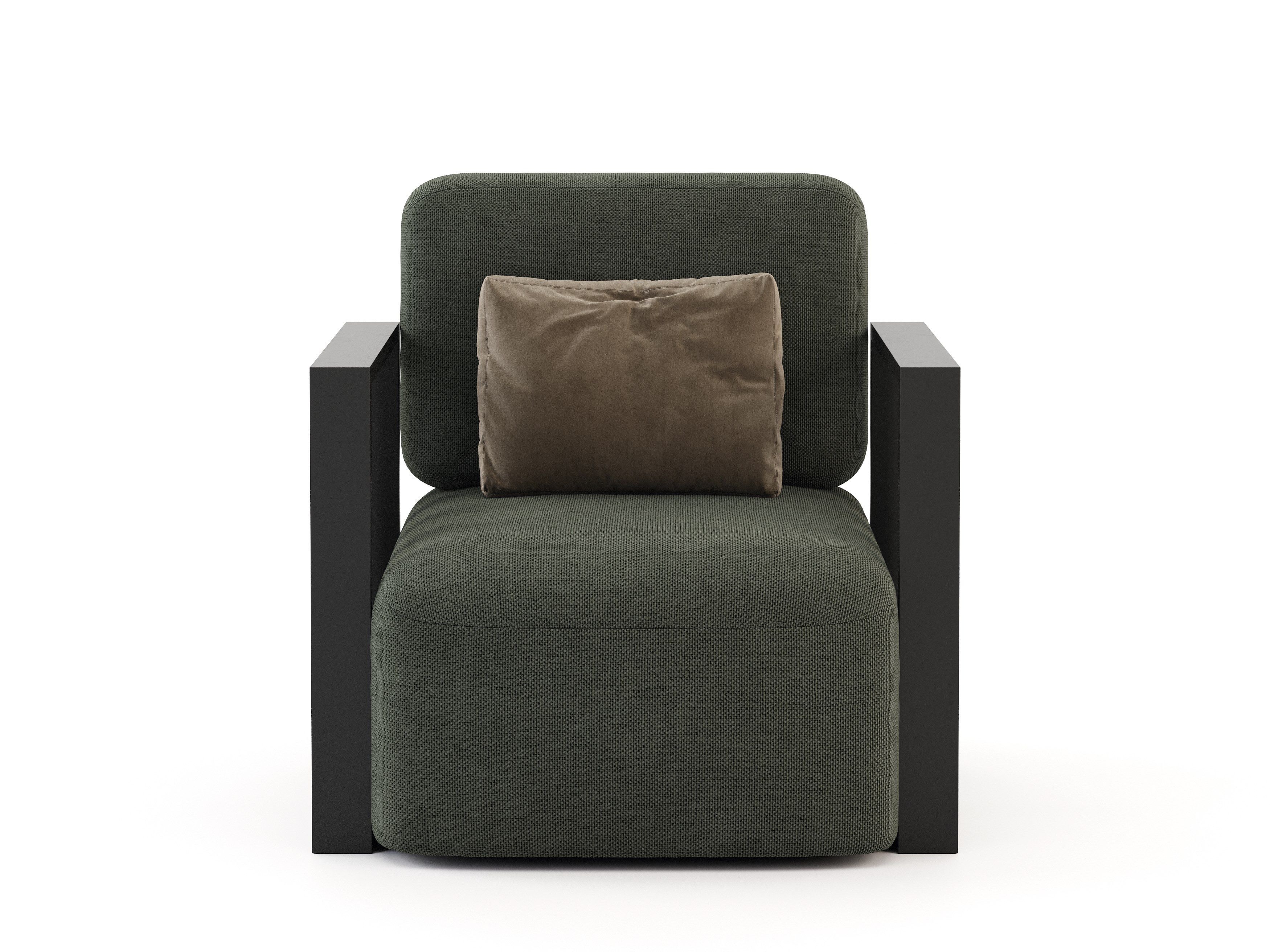 Тканевое кресло с подлокотниками Stylish Club His &amp ARCH-00119690 - Вид №1