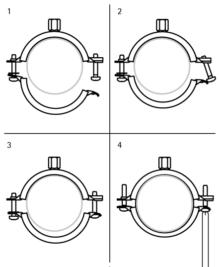 3008169 Bifix® G2 Хомуты (M8/10) (BUP1000) для изолированных, стальных, медных, чугунных и пластиковых (многослойных) труб walraven  - Вид №2
