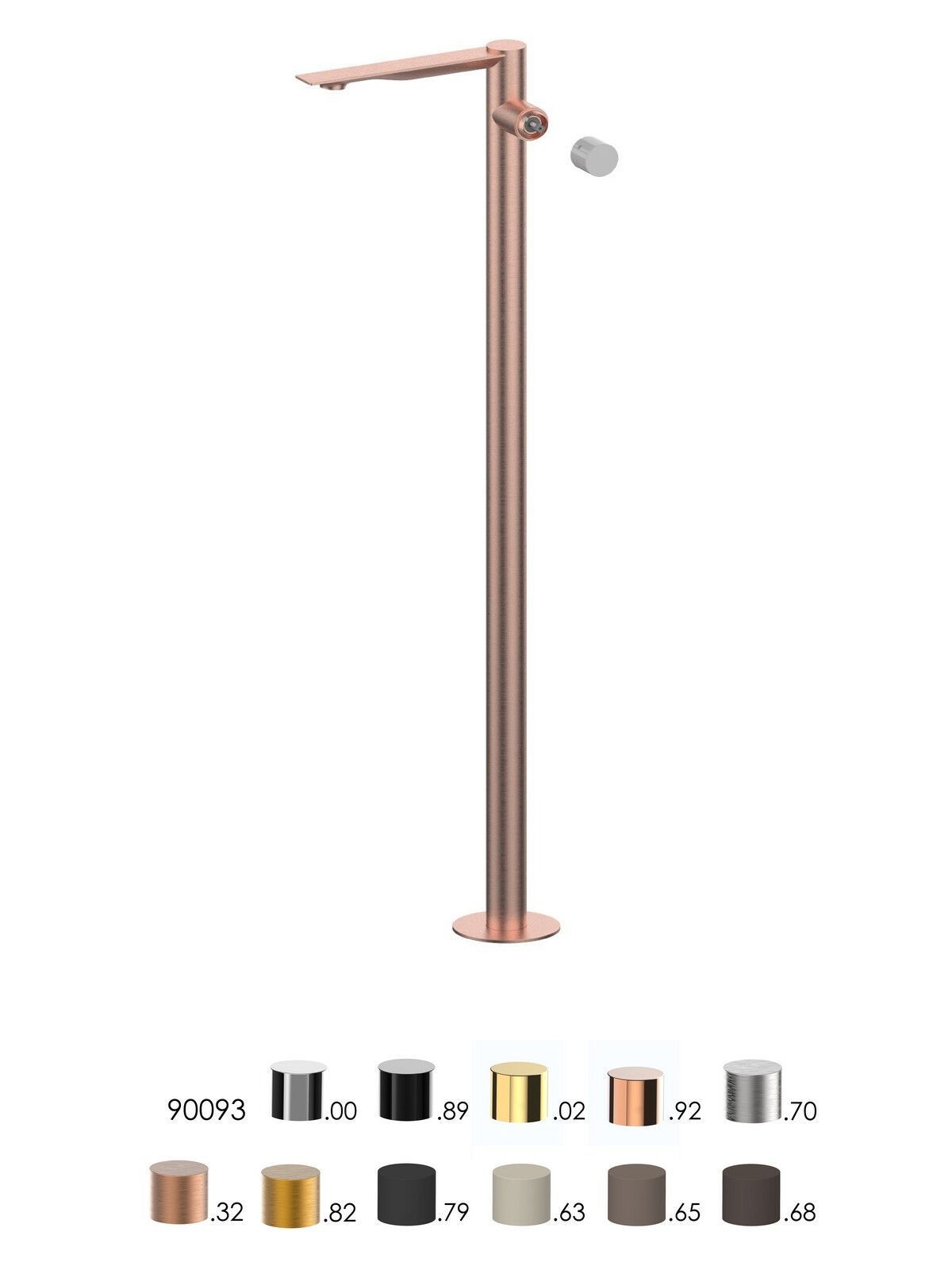 Однорычажный смеситель для раковины без стока Rubinetterie Frattini Narciso S ARCH-00128883 - Вид №9