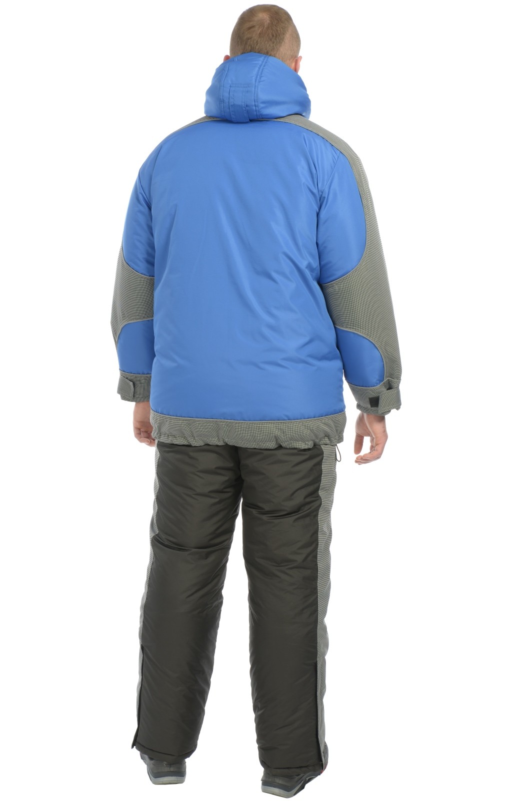 64790 Костюм "Ультра" зимний василек-черный  Зимняя спецодежда  размер 56-58/170-176  - Вид №12