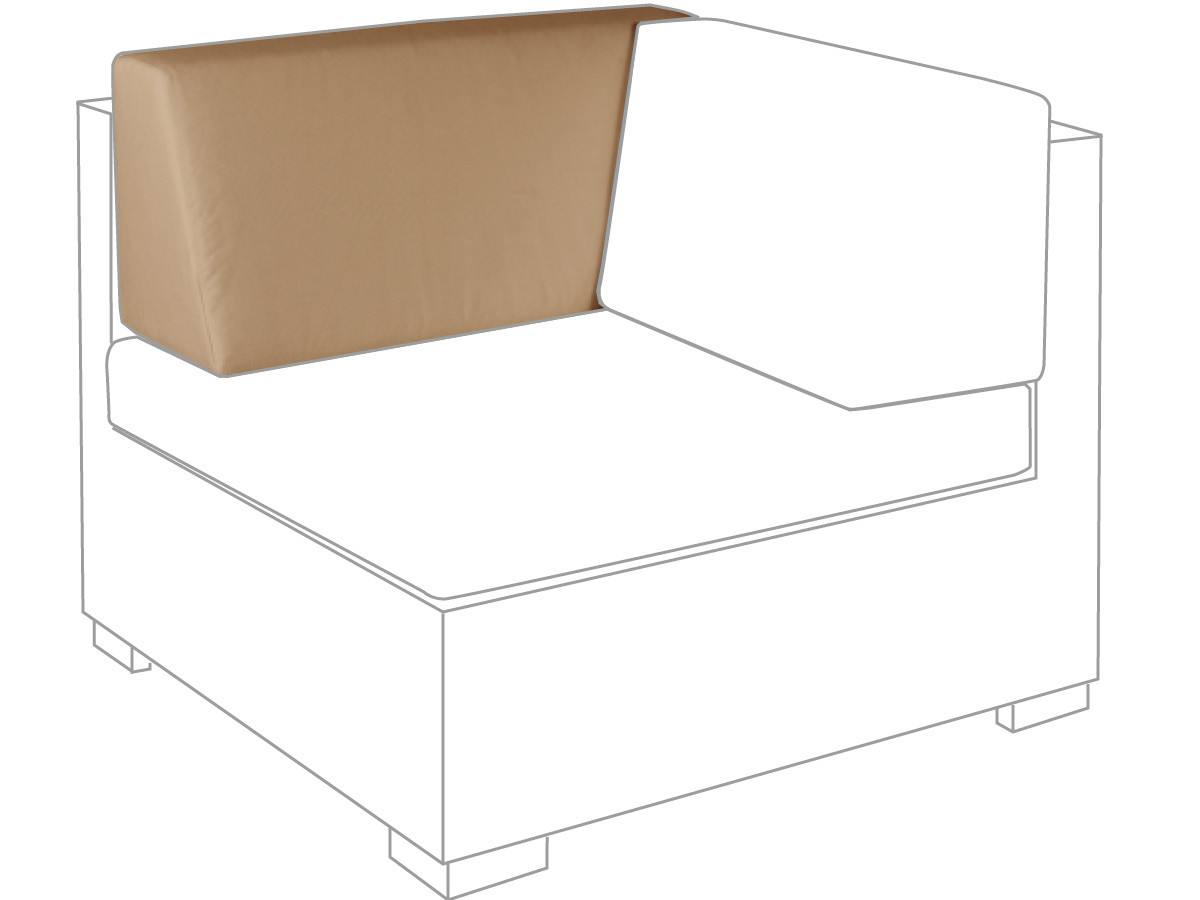 10.00.1419 Подушки спинки угловой модуль outdoor sahara Mbm LONG ISLAND