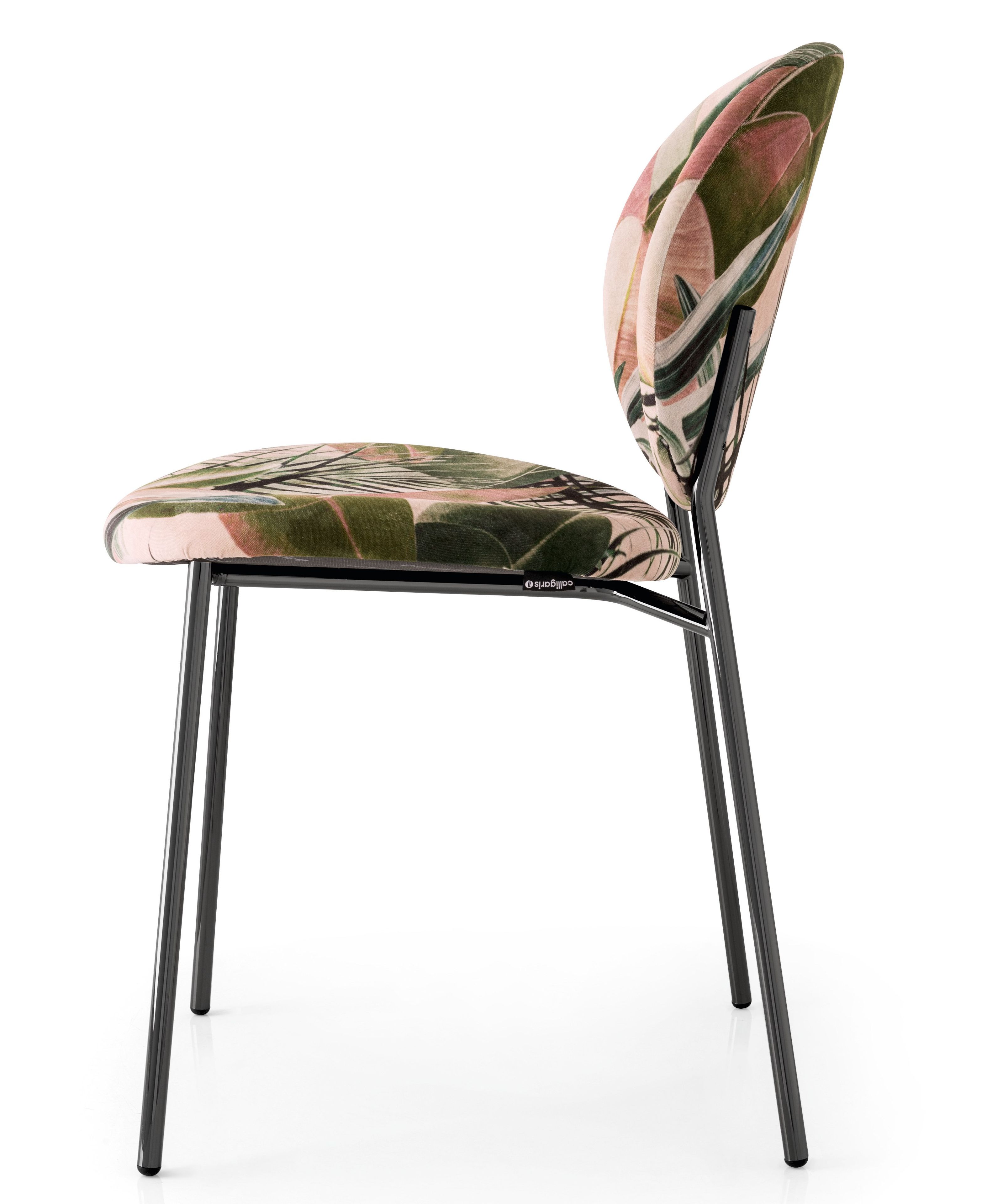 Тканевый мягкий стул с металлической основой Calligaris Ines ARCH-00035920 - Вид №1