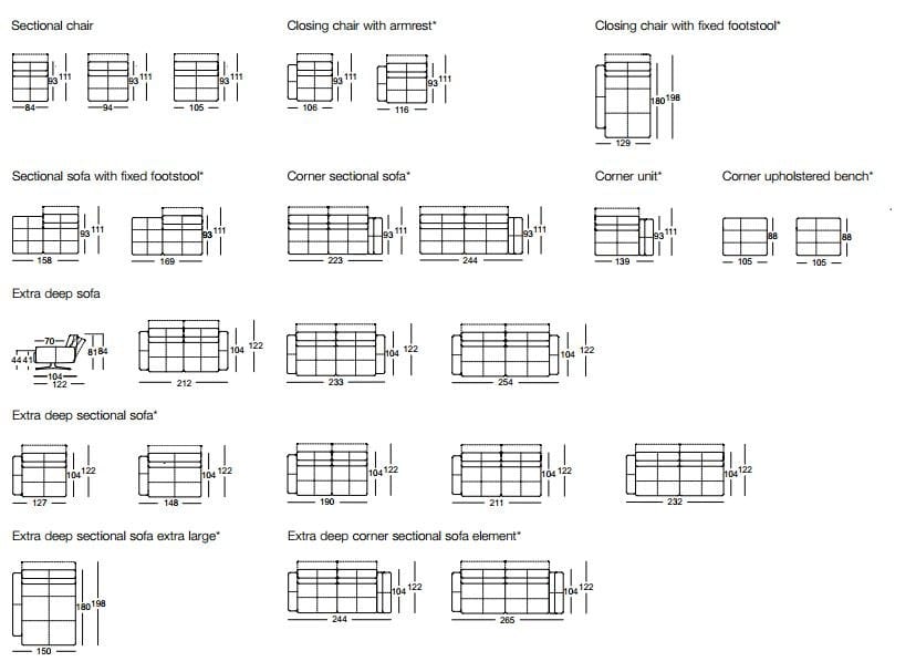 Угловой диван из ткани Rolf Benz Rolf Benz 50 ARCH-00144510 - Вид №3