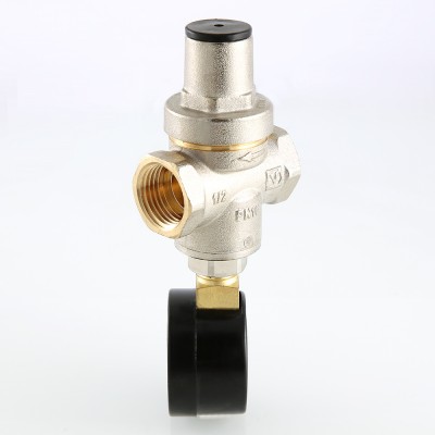 VT.088.N.0455 Редуктор давления поршневой с манометром Valtec 1/2"  - Вид №3