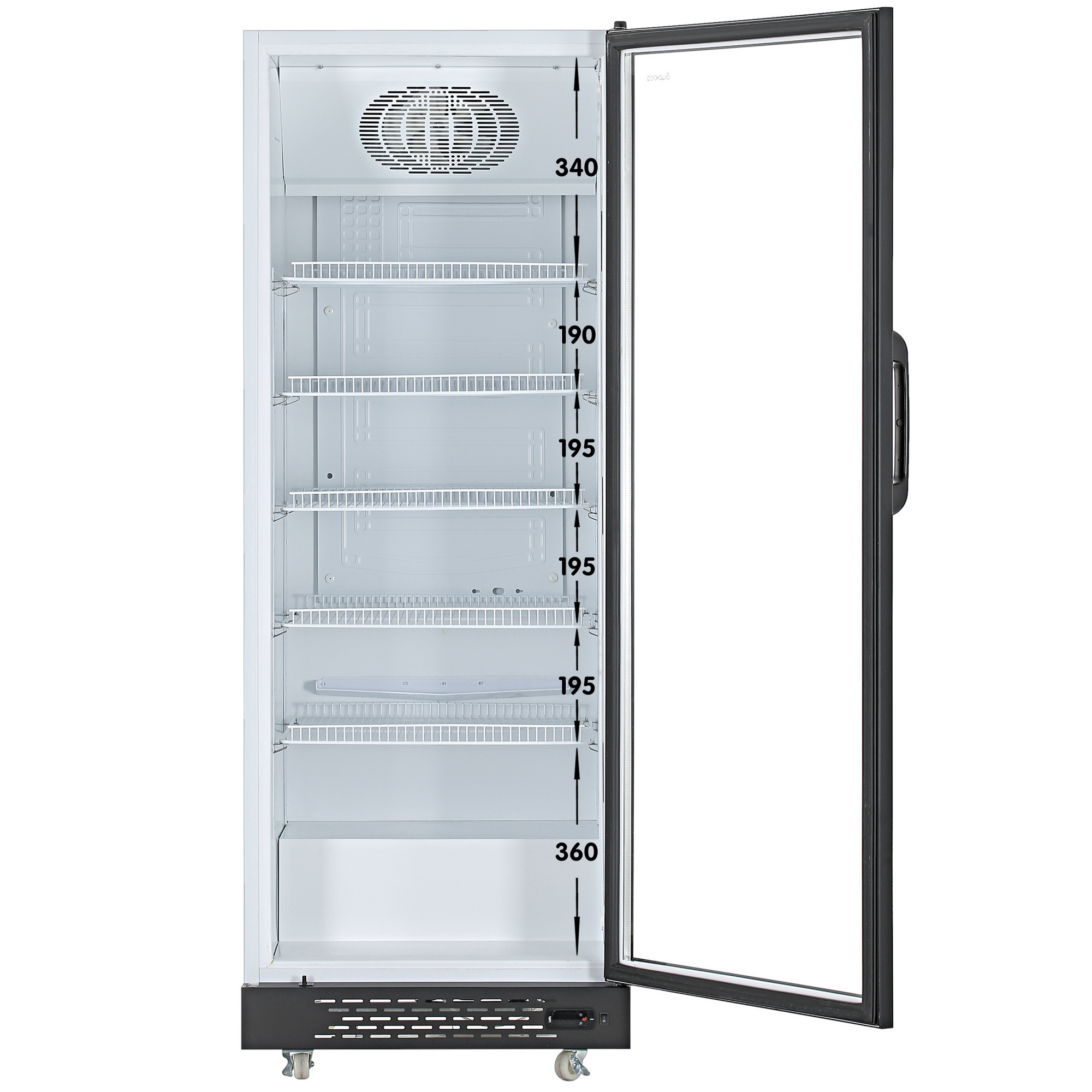 5366401 Холодильная витрина   Бирюса B500D черный STDN-0029000 - Вид №1