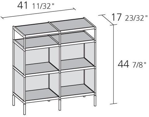 Alias Открытый книжный шкаф из фанерованной древесины Sec sun-id-1488630 - Вид №2