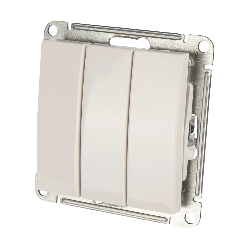 Systeme Electric W59 - Трехклавишный выключатель для современного интерьера 18799033 STLM-0012731 - Вид №1