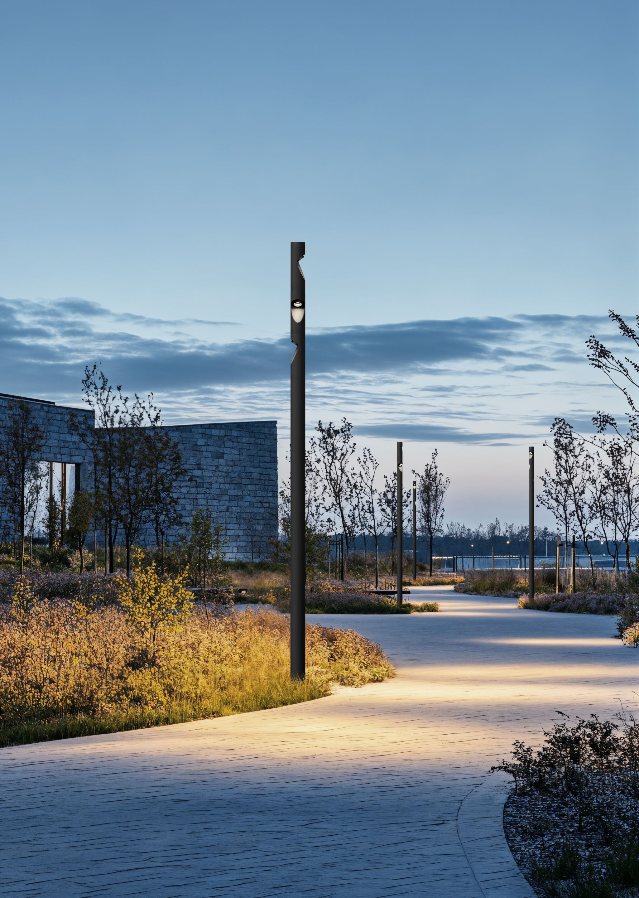 Литой алюминиевый светодиодный уличный фонарь SIMES Minishift ARCH-00072571 - Вид №3