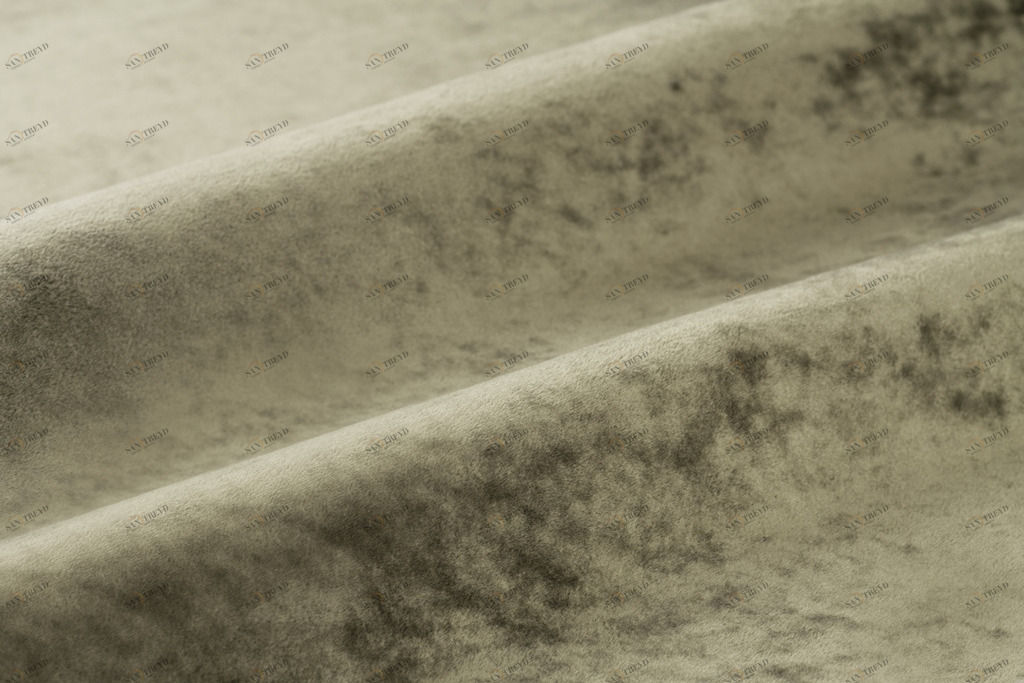 COLORISTICA Ткань мебельная  Микровелюр  NEWCrush Зеленый / изумрудный Crush col.10