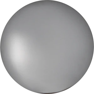 Заглушка с пластиком, хром