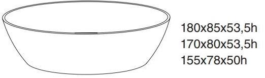 Hidrobox Отдельностоящая овальная ванна Space sun-id-1457615 - Вид №9