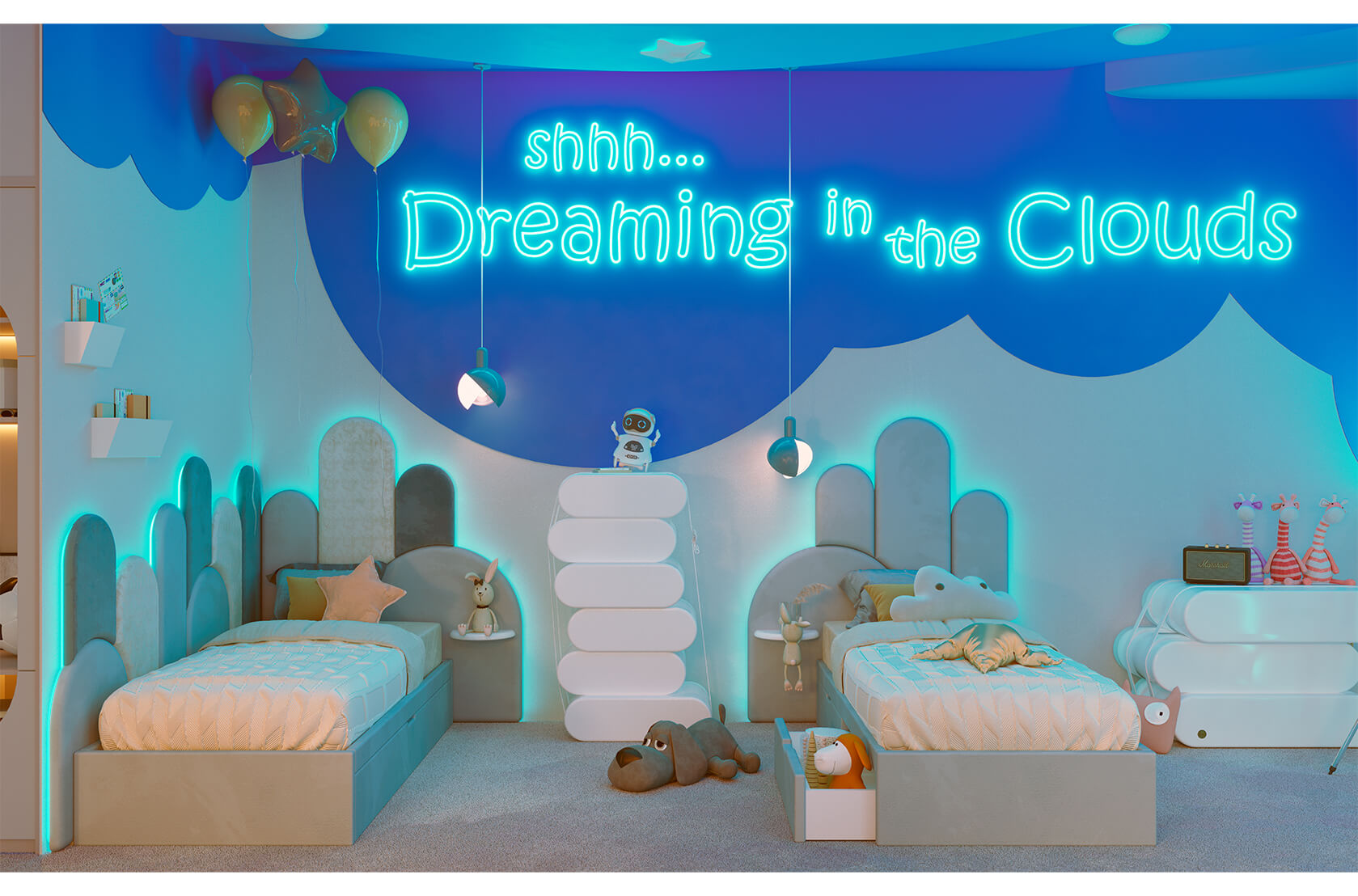 CIST604 Комоды детские Облако 3 ящика Circu  - Вид №9