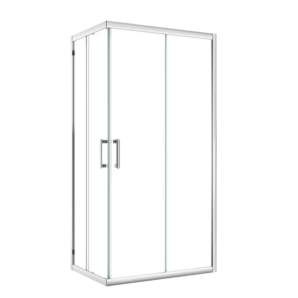 Комплект стекол для душевой ширмы Sensea Easy 100x70 см прозрачное стекло, цвет профиля на выбор 85868666 STLM-2030887 - Вид №1