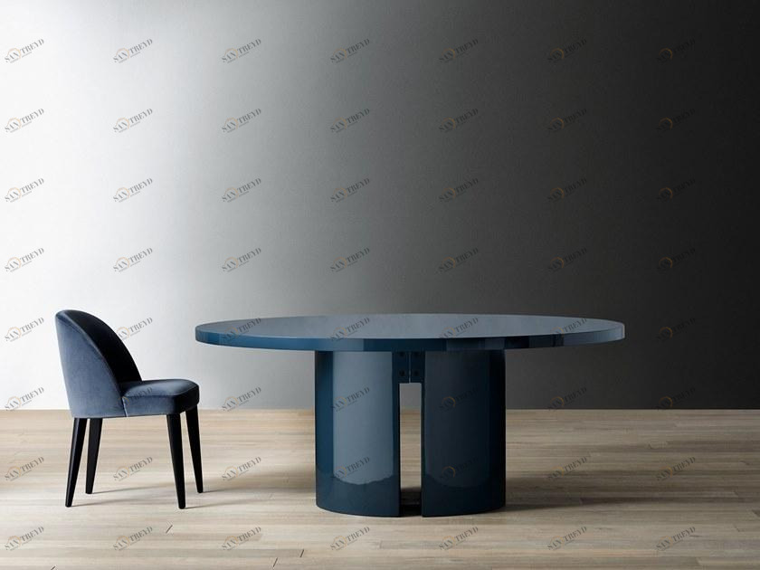 Meridiani Круглый обеденный стол из дерева Gong sun-id-1470882