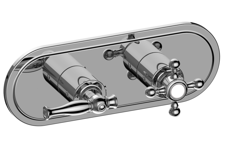 E-8086H-LM22C2-T M-Series Valve Trim with Two Handles - Trim only GRAFF Lauren