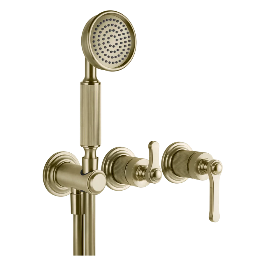 Смеситель для душа 65036 727 Gessi Venti20 ЛАТУНЬ МАТОВАЯ PVD 65036727