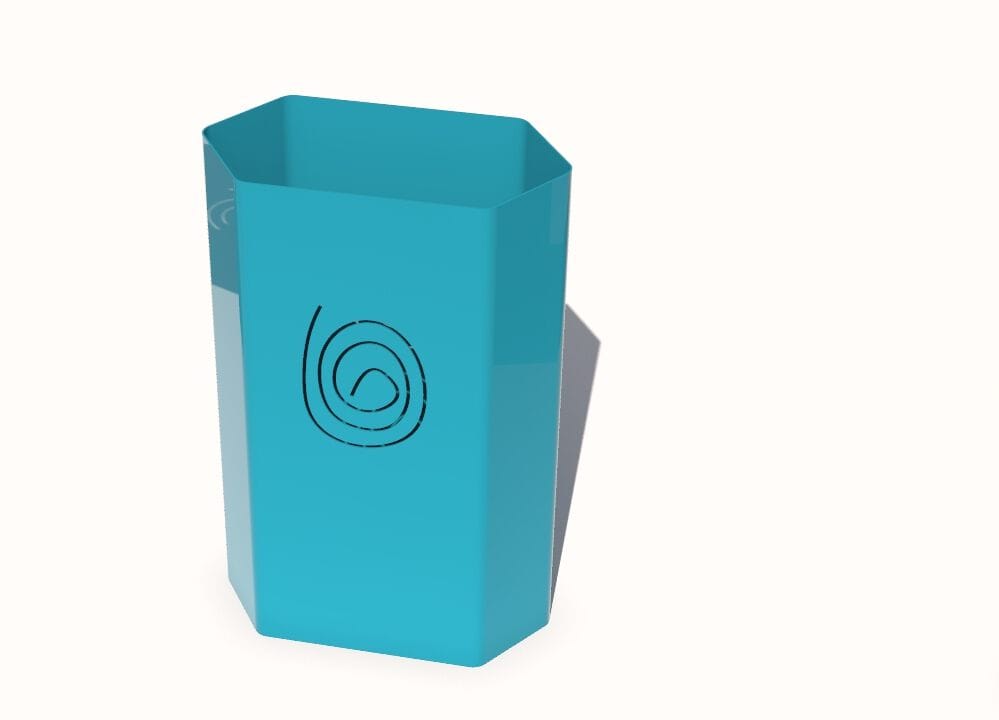 Наружные металлические стойки для мусора CITYSì IMPRONTA ARCH-00077515 - Вид №2