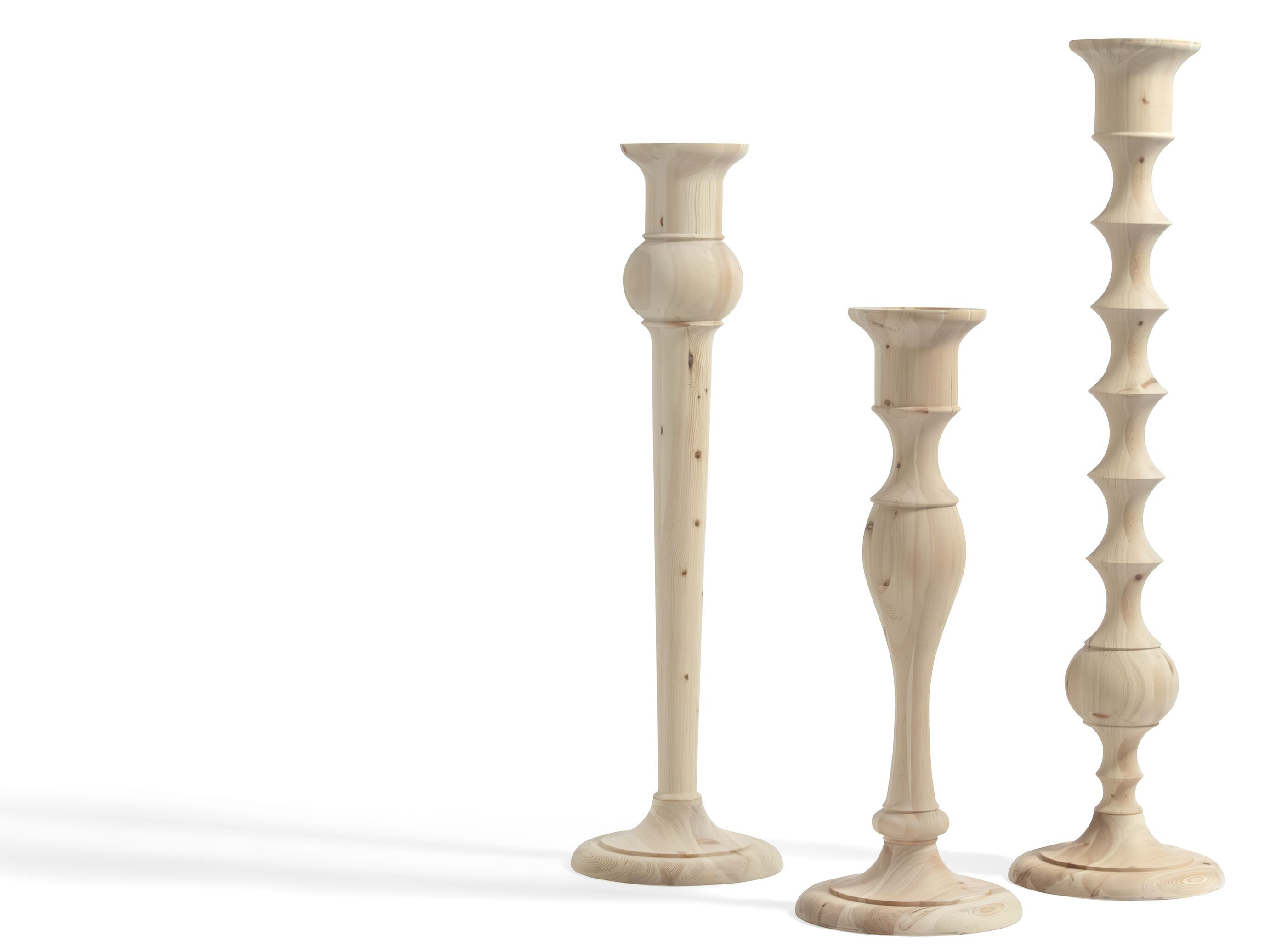 Деревянные напольные подсвечники Bla Station HOLY MOLY ARCH-00028153