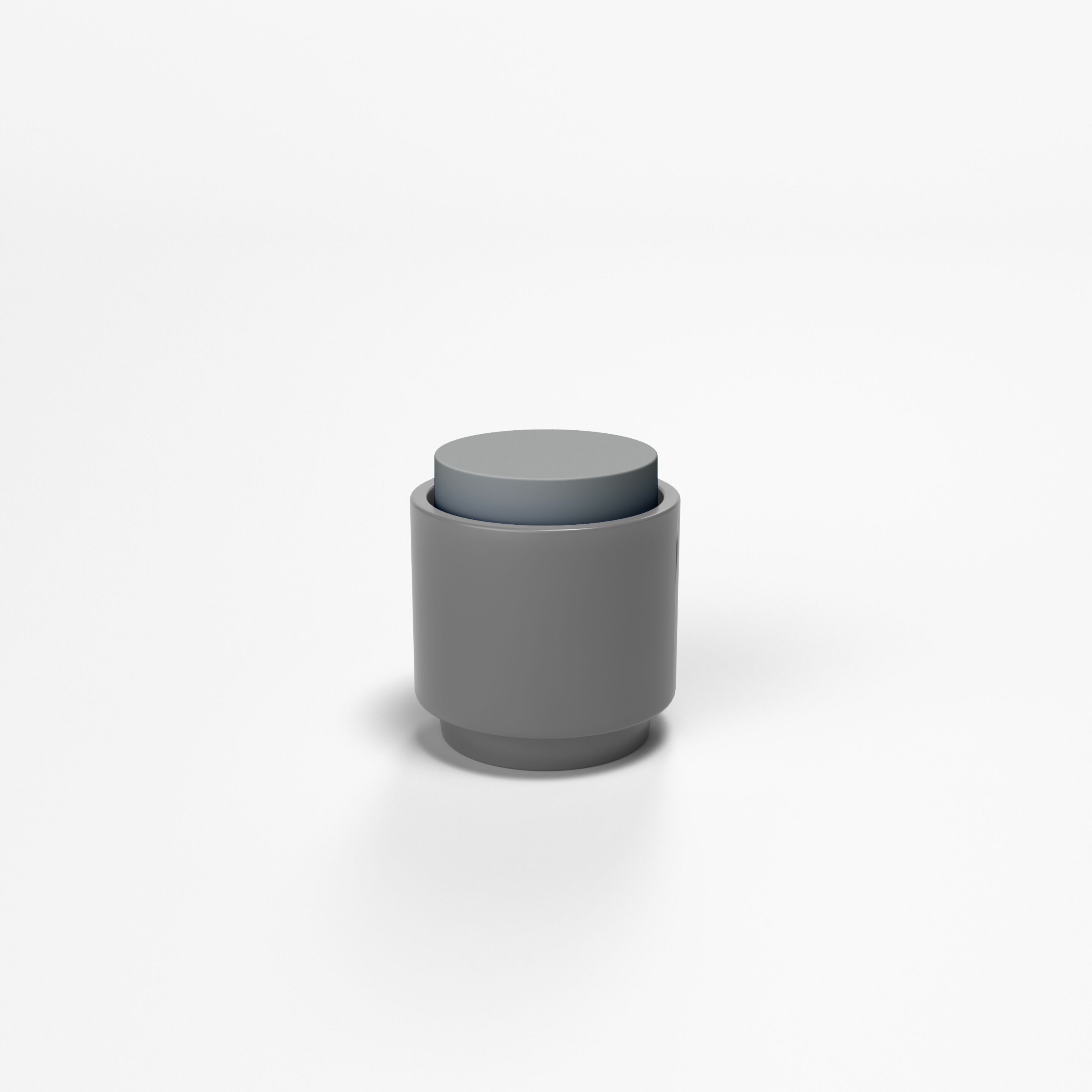 Пуф круглый армированный пластиковый контейнер SIXINCH TINGLE ARCH-00068651 - Вид №9