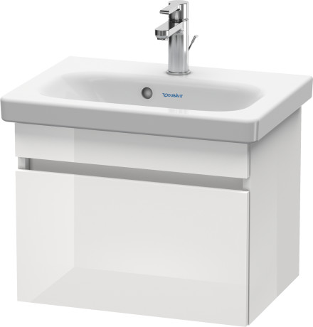 DS630305353 Тумбочка подвесная компакт DuraStyle #DS6303 500 x 368 мм Каштан темный, декор Duravit - Вид №2