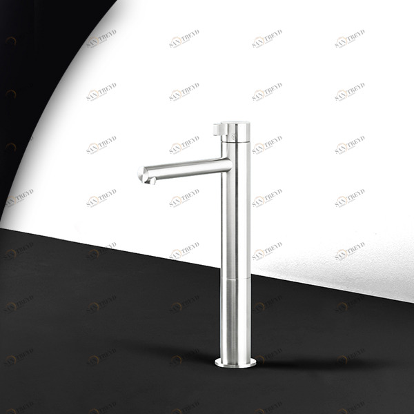 Смеситель для раковины TOOX TXQ3L серебристый глянцевый Radomonte