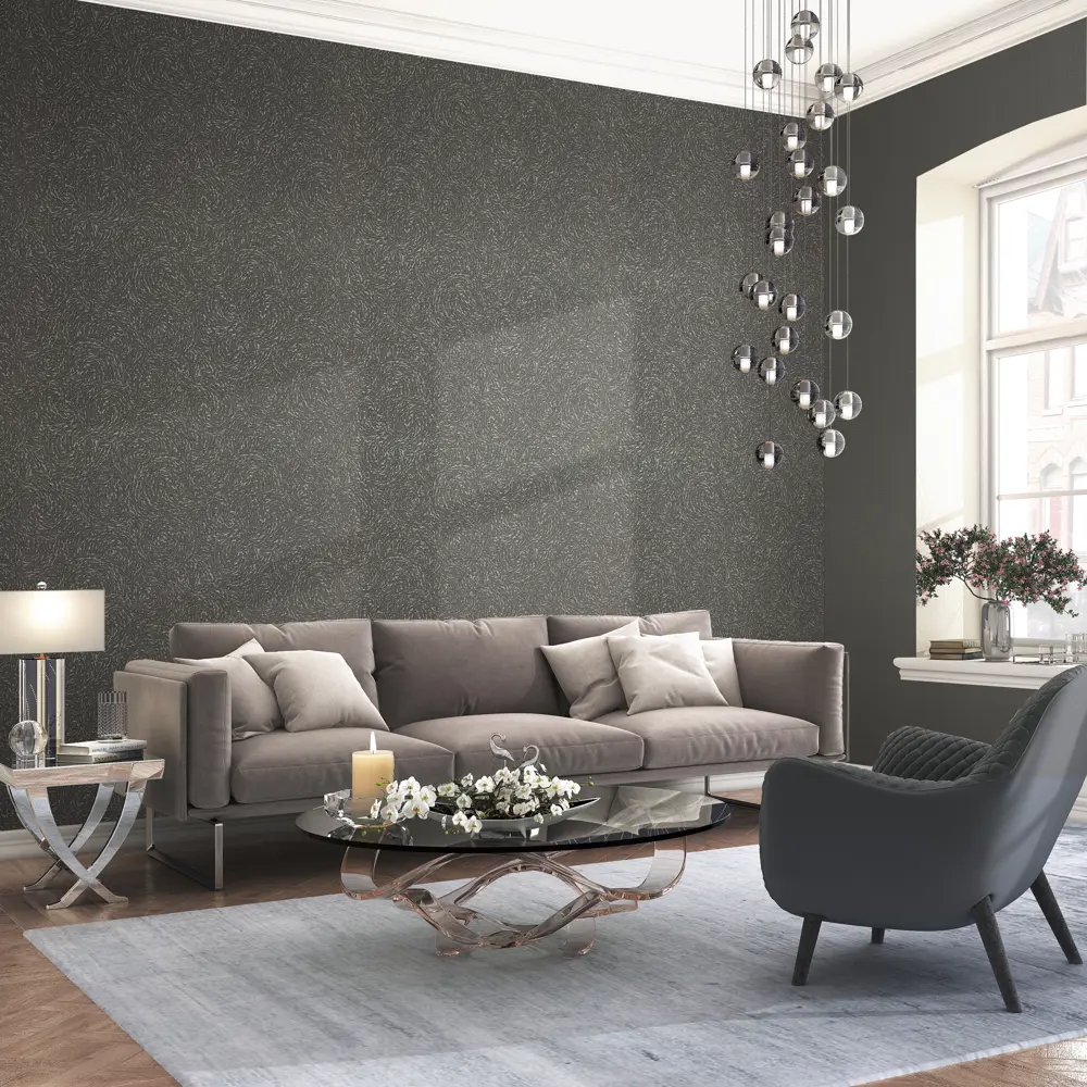Обои флизелиновые Varvara графитовые 1.06 м м R920635 83374090 STLM-2002258 Santreyd - Вид №3