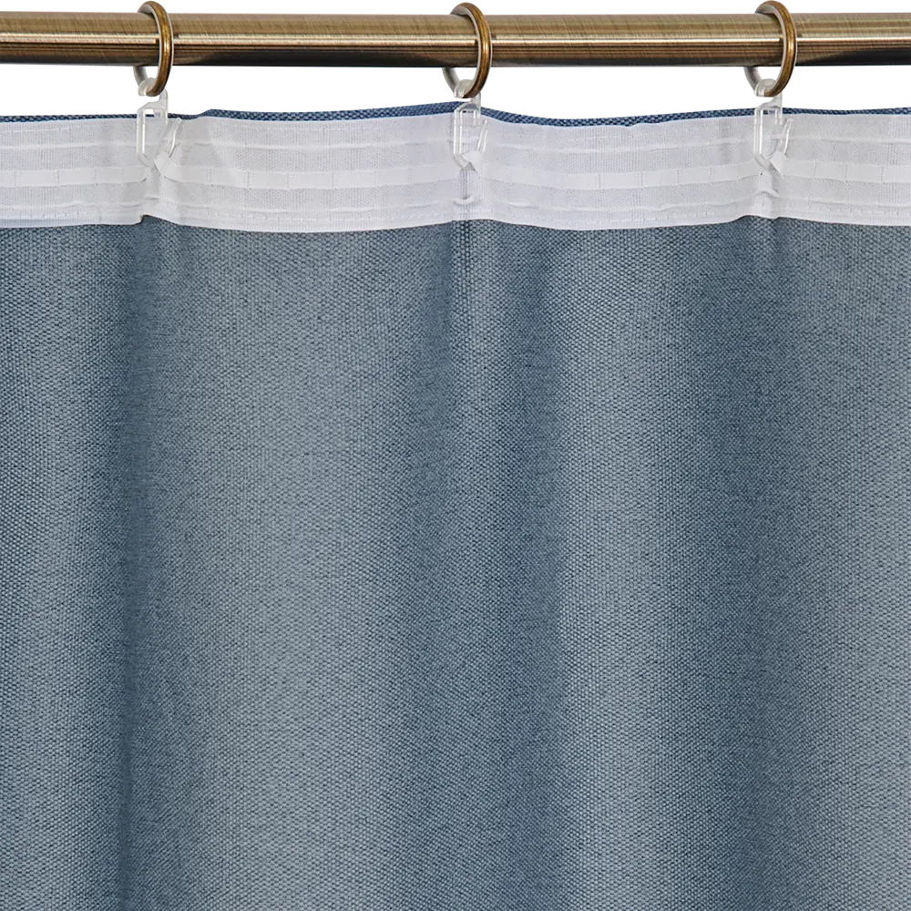 Santreyd Штора «Сильвия» на ленте 200x260 см - глубокий синий 82701344 STLM-0034426 - Вид №3