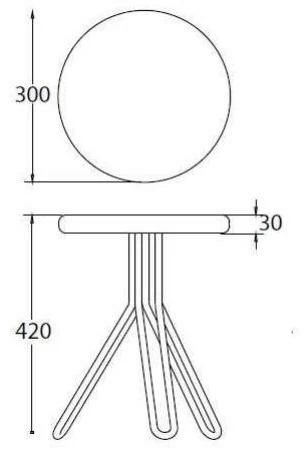 GSG Ceramic Design Табурет / журнальный столик из керамики sun-id-1450973 - Вид №1