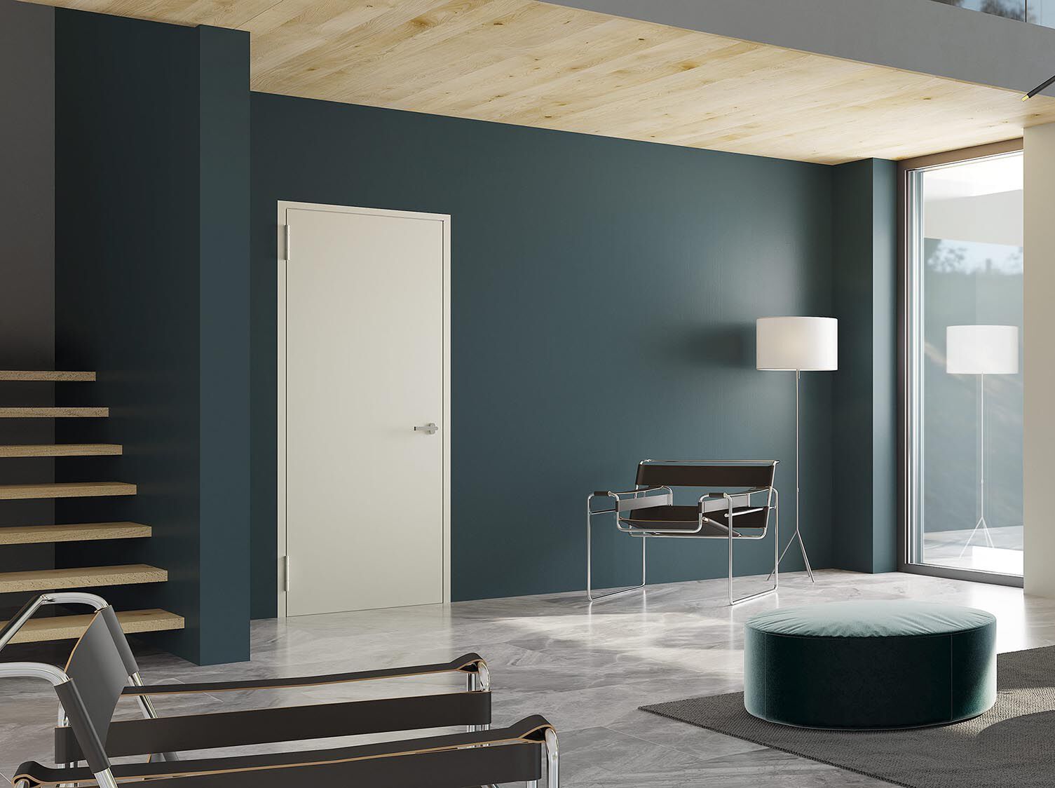 Алюминиевая входная дверь D&V Serramenti ADS 65 HD / ADS 75 HD HI ARCH-00148929 - Вид №2