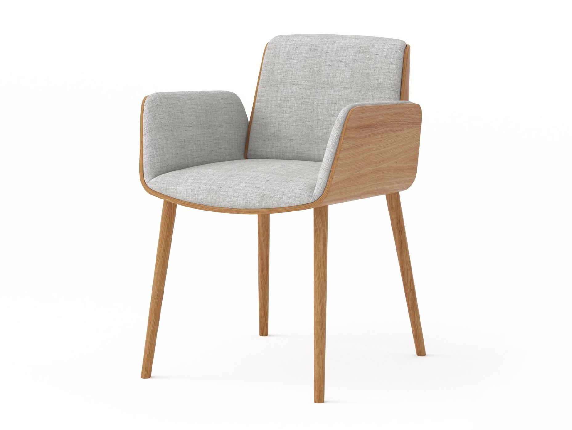 Мягкий тканевый стул с подлокотниками Punt HUG ARCH-00092567 - Вид №24