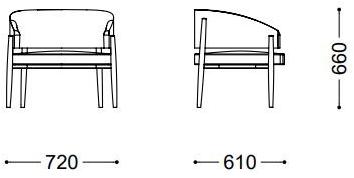 Porro Кресло из ткани с подлокотниками sun-id-1368994 - Вид №4
