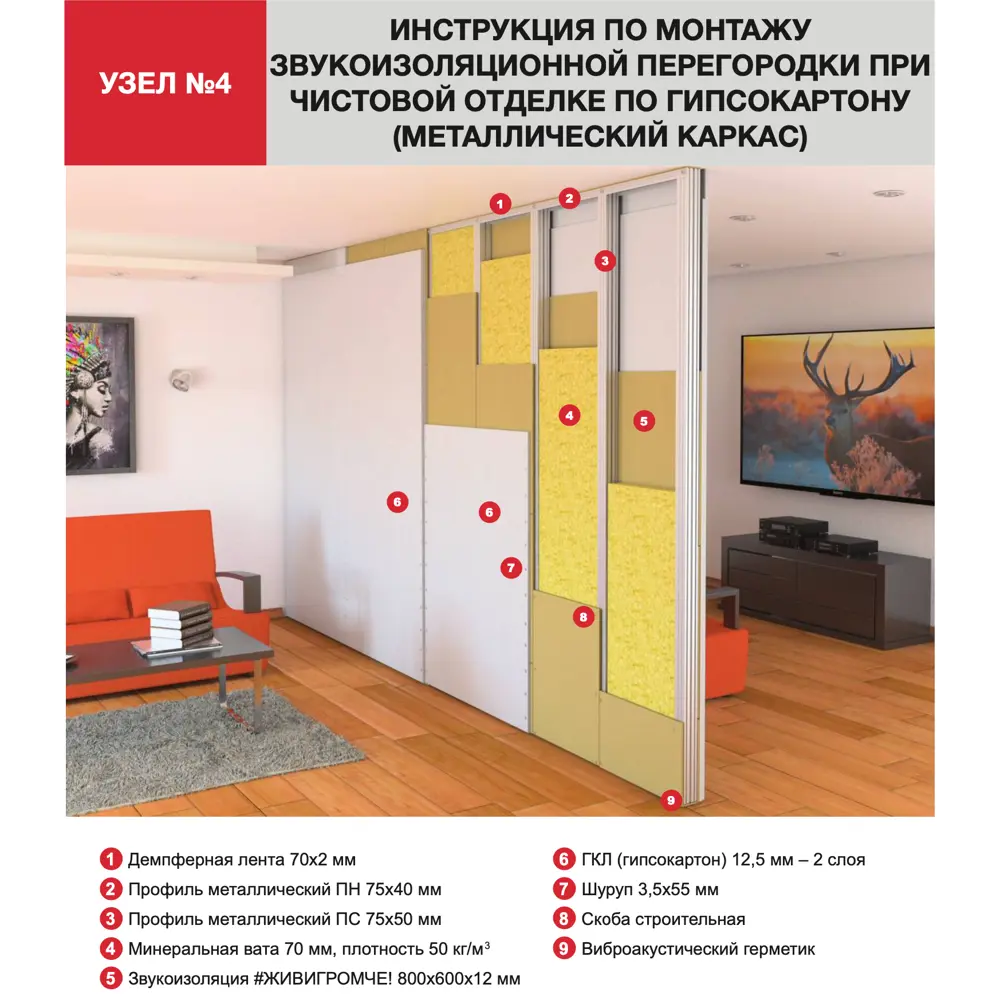 Хвойная звукоизоляция ЖивиГромче! 12 мм 3.84 м² 82811694 STLM-2140526 STEICO  - Вид №16
