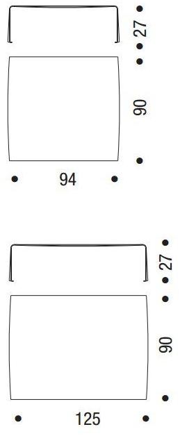 MDF Italia Низкий стол из алюминия sun-id-1514448 - Вид №4
