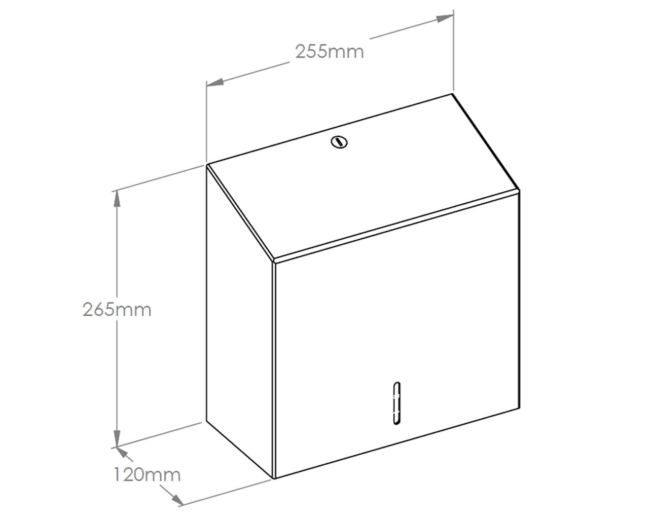 ASM101 Полотенцедержатель STELLA MAXI, матовая сталь Merida  - Вид №1