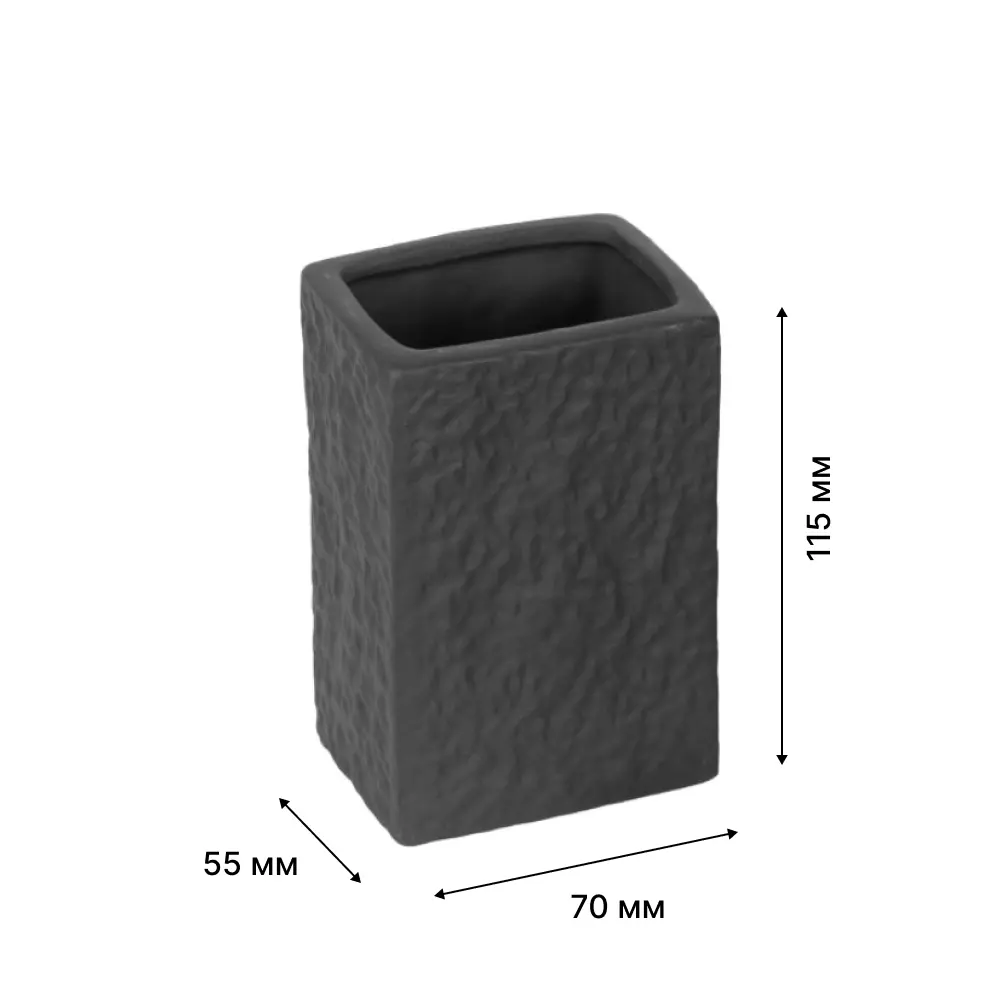 Керамический стакан для зубных щеток LEMER Cabras - элегантная организация ванной 89384938 STLM-1577751 - Вид №1