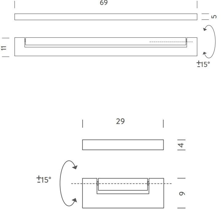 NEMO Настенный светильник из экструдированного алюминия Ara sun-id-1432276 - Вид №3