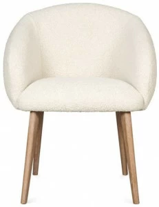 JOSÉ LEITE DE CASTRO Стул с обивкой и подлокотниками