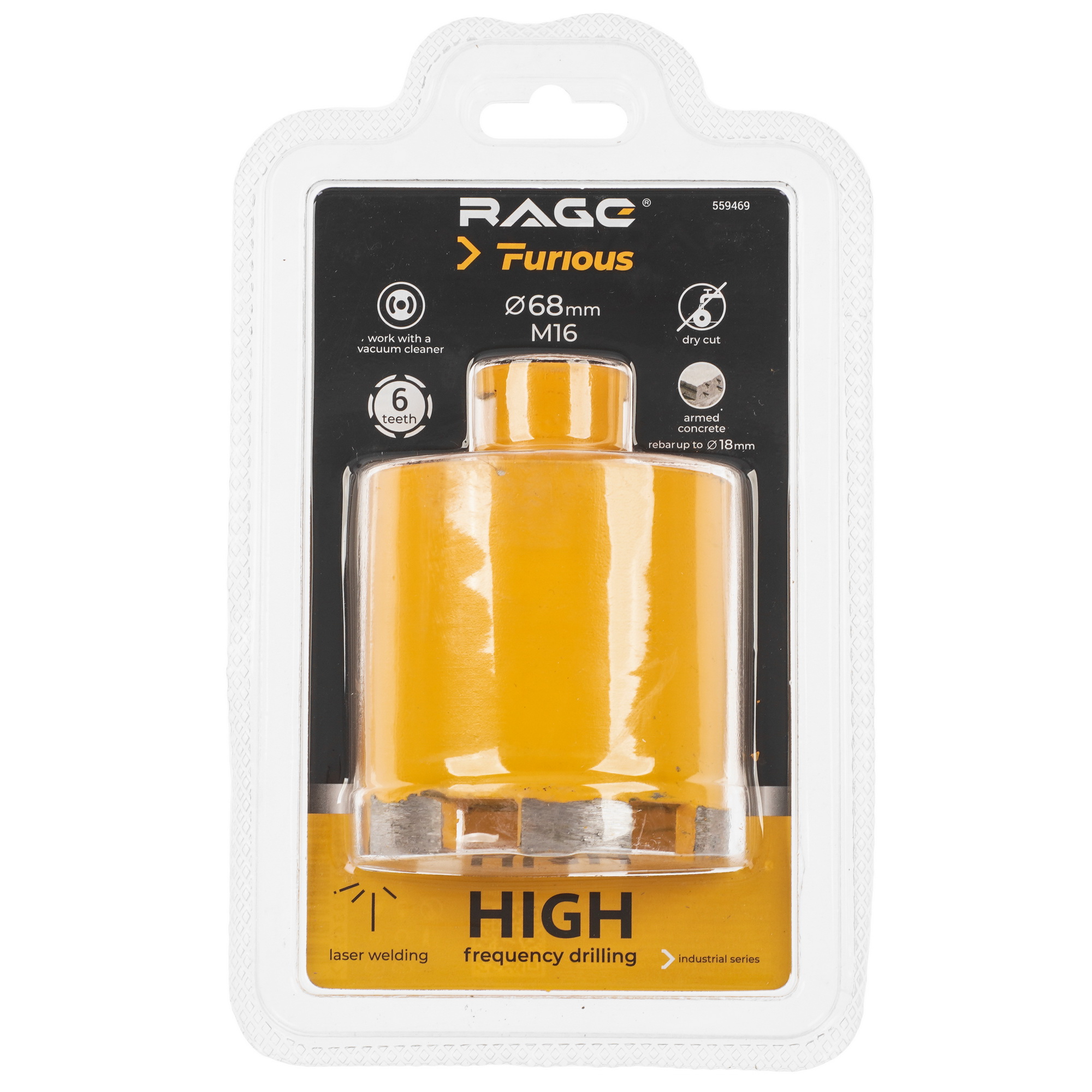 Алмазная коронка RAGE Furious 559469 9191409 Vira rage STDN-0082359