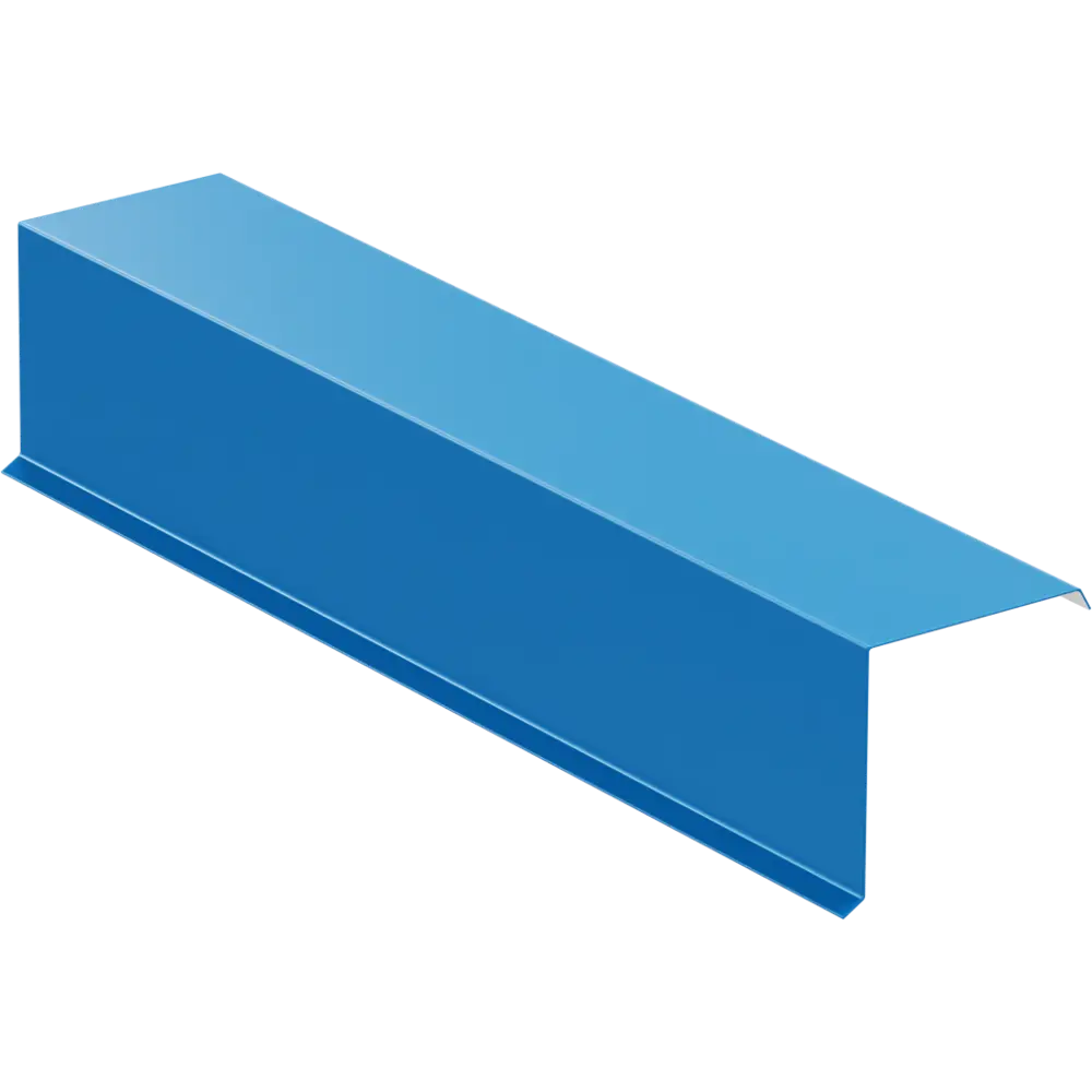 Планка торцевая 90x90x2000 мм 0.4 мм RAL 5005 синий 86778596 STLM-2168508 ВЕГА 