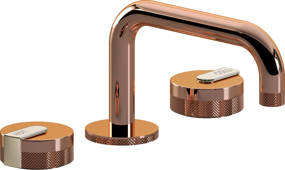 E-11510-R1RG-L1PN-RG Смеситель для умывальника на 3 отвертия GRAFF MOD+