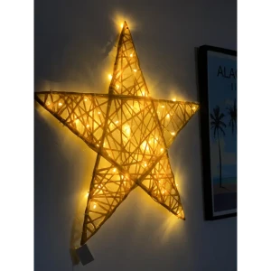 Электрическая светящиеся фигура Звезда 300 LED 200x200x5 см теплый белый свет 86164030 STLM-2027039