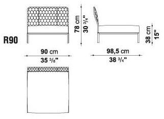 B&B Italia Outdoor Модульный угловой диван Ravel sun-id-1489537 - Вид №9
