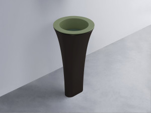 AMLA45-AG+AMPILT-MU+AMCOLT-LV Раковина Amedeo Tondo отдельностоящая cielo Enjoy + Amedeo