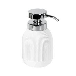 Дозатор для мыла LEMER Savona — элегантный белый аксессуар для ванной 89384999