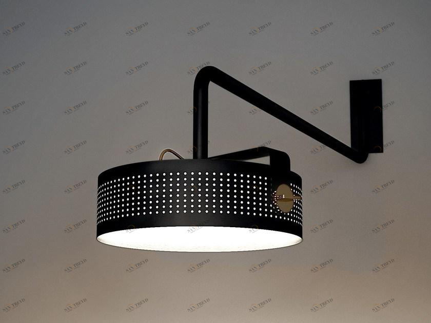 Martinelli Luce Настенный светильник из алюминия Modena 1436/l/1